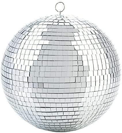 Alytimes Mirror Disco Ball 4Inch Cool and Fun Silver Hanging Party Disco Ball Big Party Decorations Party Design 4 inch - Image 1