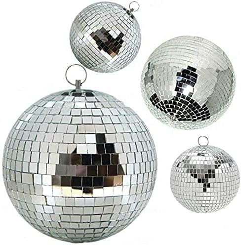 Alytimes Mirror Disco Ball 4Inch Cool and Fun Silver Hanging Party Disco Ball Big Party Decorations Party Design 4 inch - Image 5