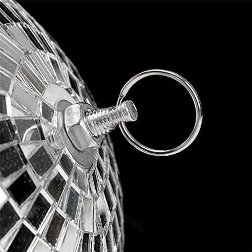 Alytimes Mirror Disco Ball 4Inch Cool and Fun Silver Hanging Party Disco Ball Big Party Decorations Party Design 4 inch - Image 4
