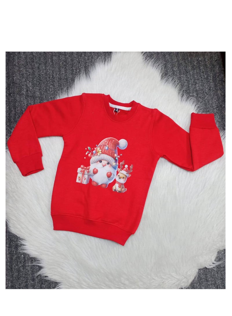 Santa Claus T-shirt Milton cotton inner terry with round head opening  - Image 2