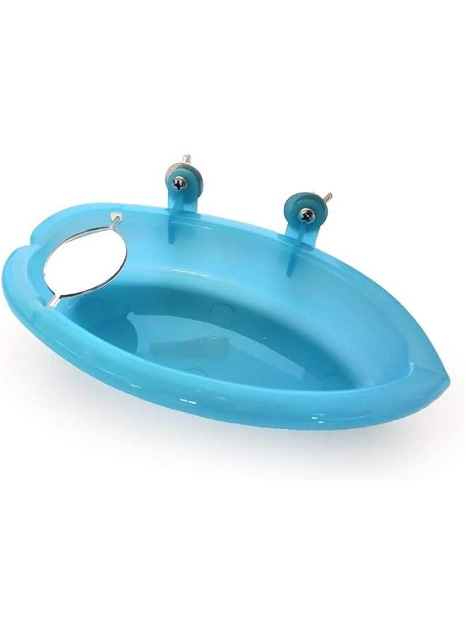 فايلكس حوض استحمام للطيور مع مراة م و، حوض استحمام محمول للطيور والغاوات والحيواات الاليفة، حوض استحمام، ملحقات حوض استحمام للطيور - Image 3