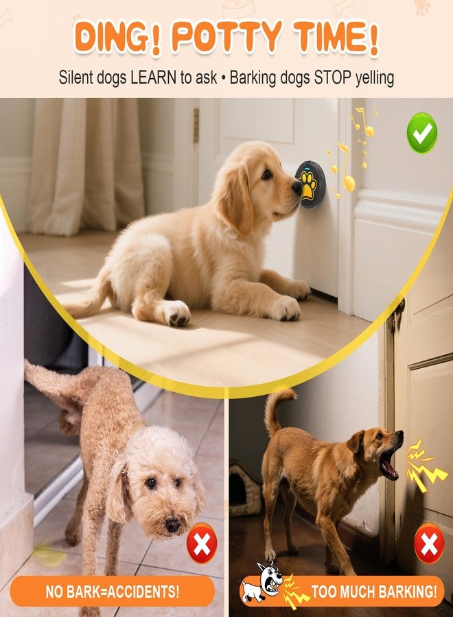 ChunHee Dog Bells to Go Outside - Bell for Dogs to Ring to Go Potty | Chew-Proof Dog Door Bell | 0-115dB Adjustable Volume & 28 Ringtones | Bells for Dog Training to Go Outside Without Barking - Image 4