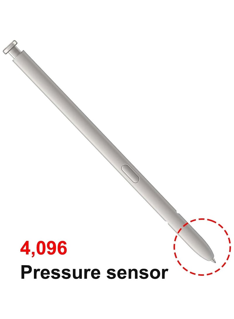 Galaxy S25 Ultra Stylus Pen Replacement, High Sensitivity Capacitive Stylus, 4096 Pressure Sensor, Replacement for Galaxy S25 Ultra 5G All Versions (Light Gray)  - Image 2