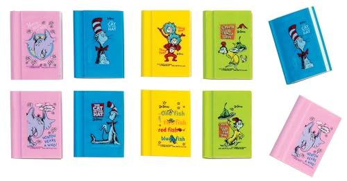 Geddes Raymond Geddes 69689 Dr Seuss Book Erasers For Kids (Pack of 48) - Image 1