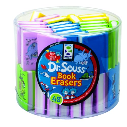 Geddes Raymond Geddes 69689 Dr Seuss Book Erasers For Kids (Pack of 48) - Image 2