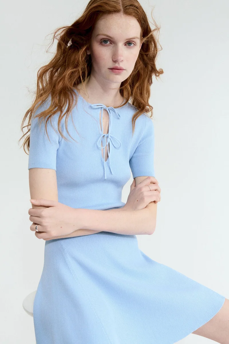 H&M Rib-knit mini dress