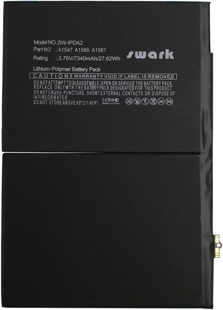 SWARK Replacement A1547 Battery compatible with Apple iPad Air 2 A1566, iPad Air 2 A1567, iPad 6 (6th Generation) - Image 2