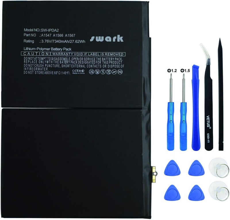 SWARK Replacement A1547 Battery compatible with Apple iPad Air 2 A1566, iPad Air 2 A1567, iPad 6 (6th Generation) - Image 1