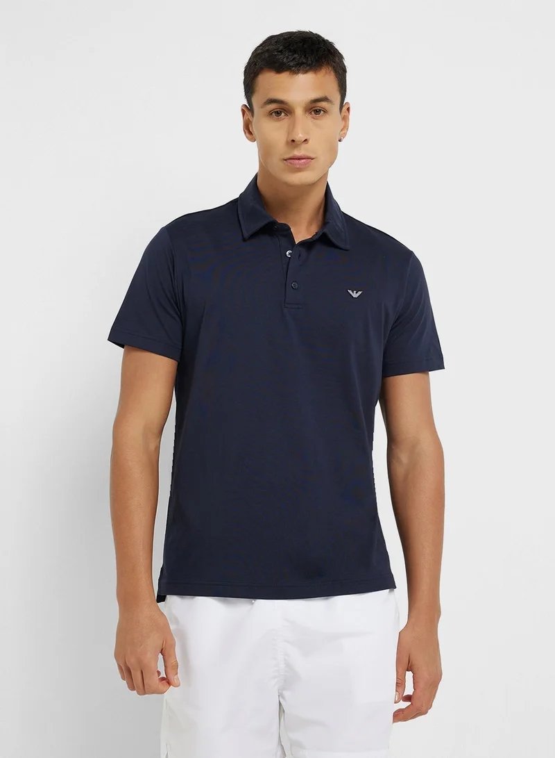 Beachwear Logo Polo Shirt