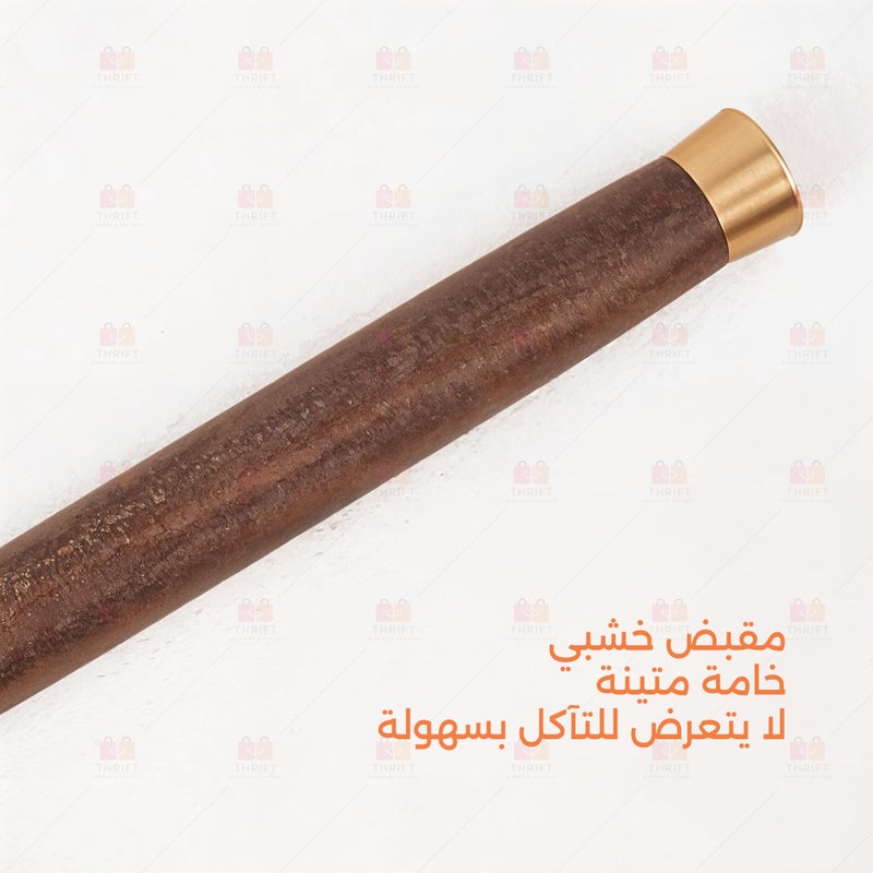 Premium Espresso Cleaning Brush – Soft Bristles Coffee Grinder Brush with Natural Wooden Handle & Brass Accents – Barista Tool for Cleaning Coffee Grinders & Espresso Machines - Image 3