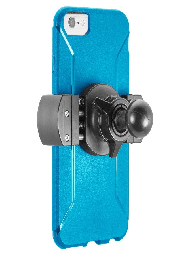 iBOLT Moto-Vise XL Holder w/ 25mm / 1-inch Ball for for All Industry Standard 1 inch / 25 mm mounts- Works w/Smartphones, Midsize Tablets, from 2.75 inches to 5 inches Wide - Image 1
