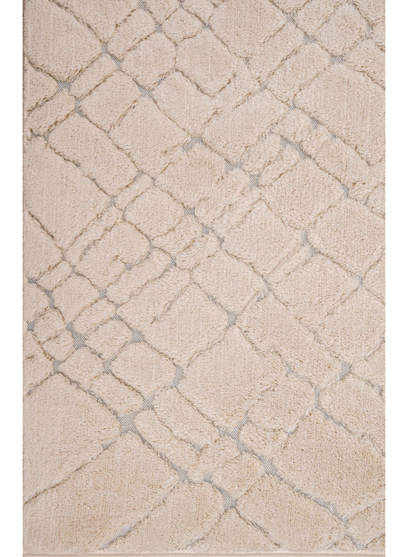 Home auraa Carpet Rug Felt & Canvas Backing – Size 200 x 300 cm – 6.56x9.84 ft | Velvet Shaggy Design - Grey Color | Ideal Carpet for Living Room, Bedroom, Office, Hallway or Balcony - Image 4