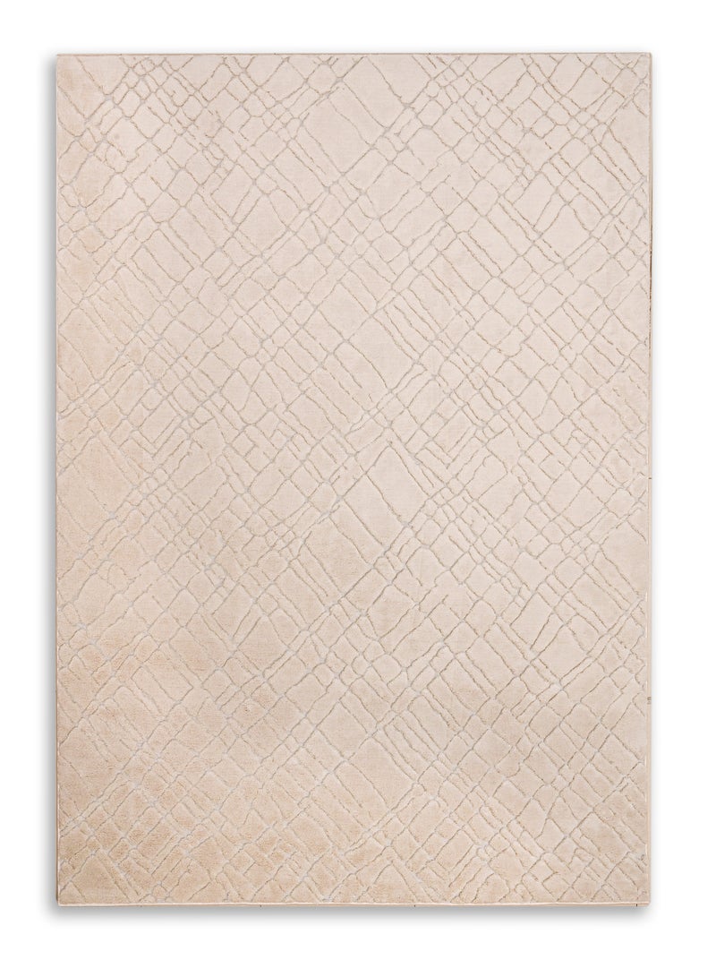 Home auraa Carpet Rug Felt & Canvas Backing – Size 200 x 300 cm – 6.56x9.84 ft | Velvet Shaggy Design - Grey Color | Ideal Carpet for Living Room, Bedroom, Office, Hallway or Balcony - Image 3