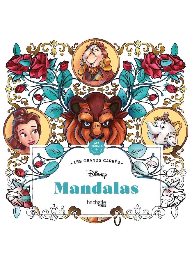 HACHETTE PRAT Les grands carrés Disney Mandalas 