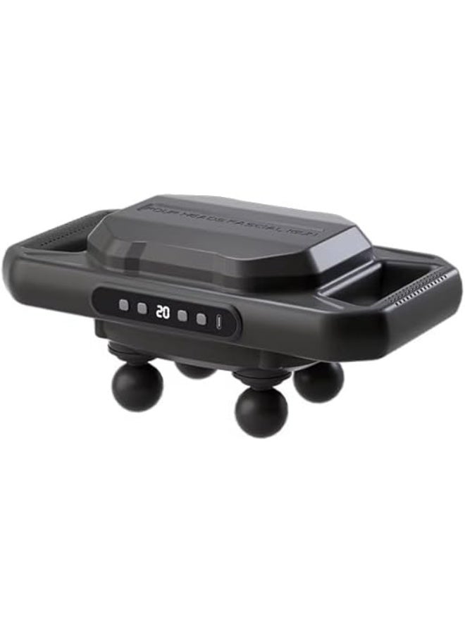 جهاز مساج عضلات لتخفيف الآلام – رأس قابل للتبديل 4 قطع – 20 مستوى سرعة و6 أوضاع – شاشة LCD – بطارية تدوم 120 دقيقة – خامات أصلية من المصنع والوكيل الرسمي - Image 1