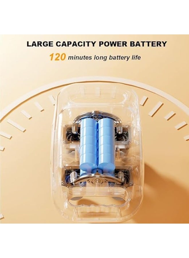 جهاز مساج عضلات لتخفيف الآلام – رأس قابل للتبديل 4 قطع – 20 مستوى سرعة و6 أوضاع – شاشة LCD – بطارية تدوم 120 دقيقة – خامات أصلية من المصنع والوكيل الرسمي - Image 3