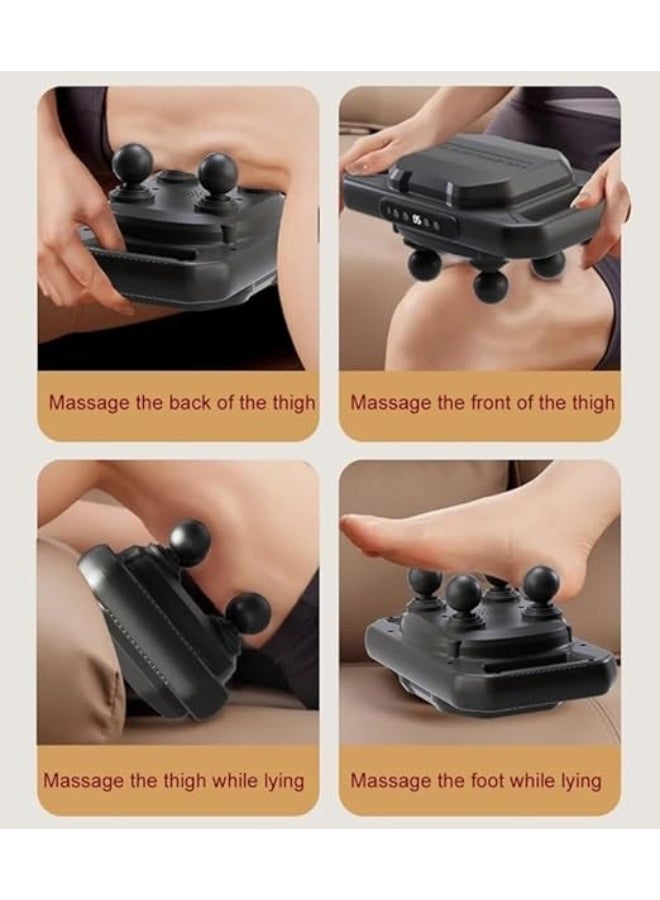 جهاز مساج عضلات لتخفيف الآلام – رأس قابل للتبديل 4 قطع – 20 مستوى سرعة و6 أوضاع – شاشة LCD – بطارية تدوم 120 دقيقة – خامات أصلية من المصنع والوكيل الرسمي - Image 5