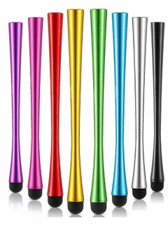 Y&D 8 Pieces Slim Waist Stylus for Touch ScreensActive Universal Pens, Compatible iPhone, iPad, Tablet (8 Colors)  - Image 1
