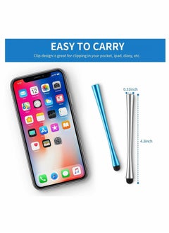 Y&D 8 Pieces Slim Waist Stylus for Touch ScreensActive Universal Pens, Compatible iPhone, iPad, Tablet (8 Colors)  - Image 2