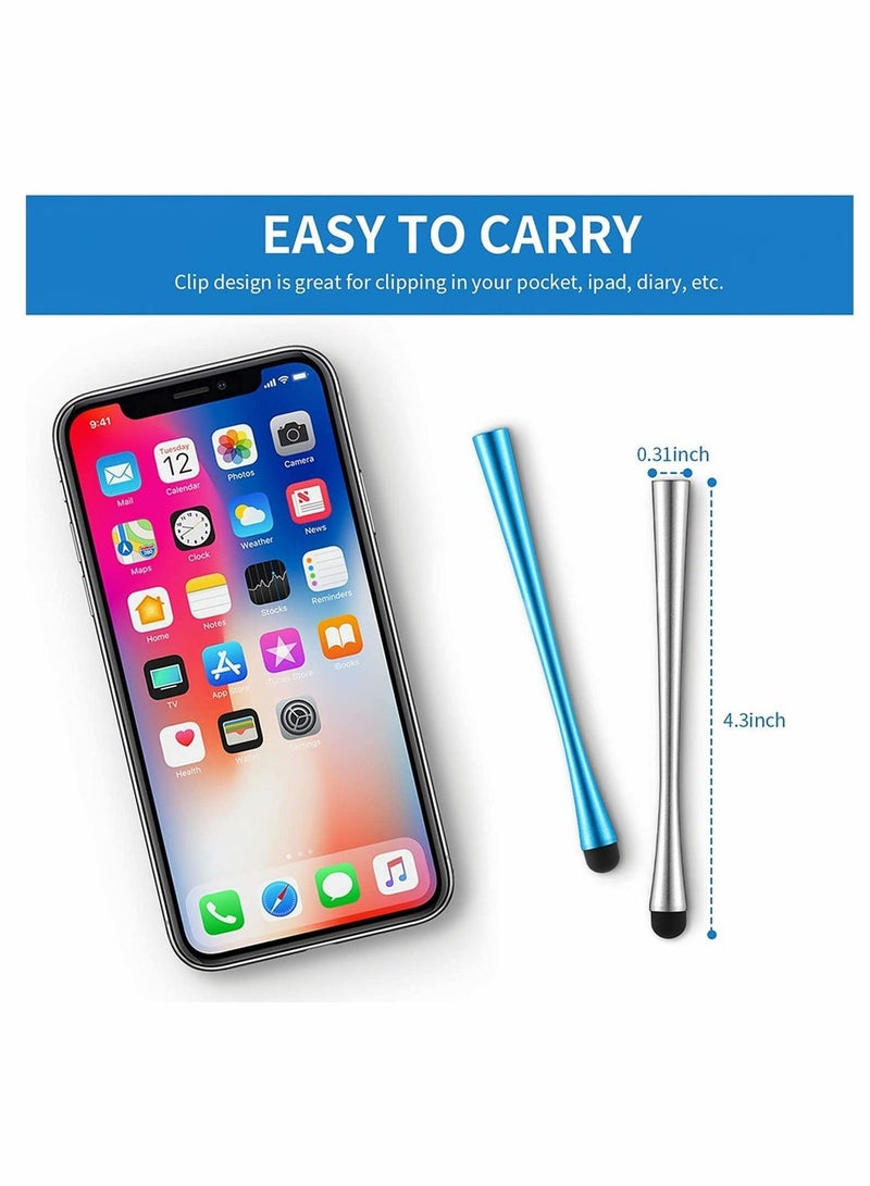 Y&D 8 Pieces Slim Waist Stylus for Touch ScreensActive Universal Pens, Compatible iPhone, iPad, Tablet (8 Colors) - Image 2