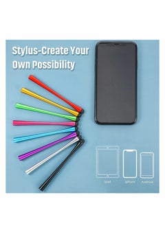 Y&D 8 Pieces Slim Waist Stylus for Touch ScreensActive Universal Pens, Compatible iPhone, iPad, Tablet (8 Colors)  - Image 4