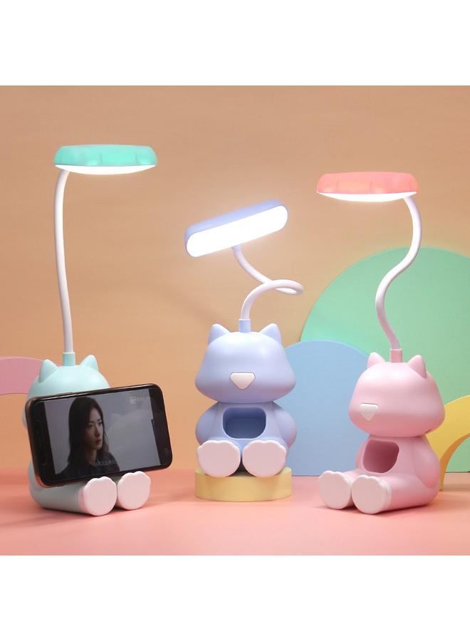 Bluejw New Folding Cartoon USB Charging Reading Eye Lamp Student Led Desk Lamp Children's Bedroom Bedside Lamp - Image 4