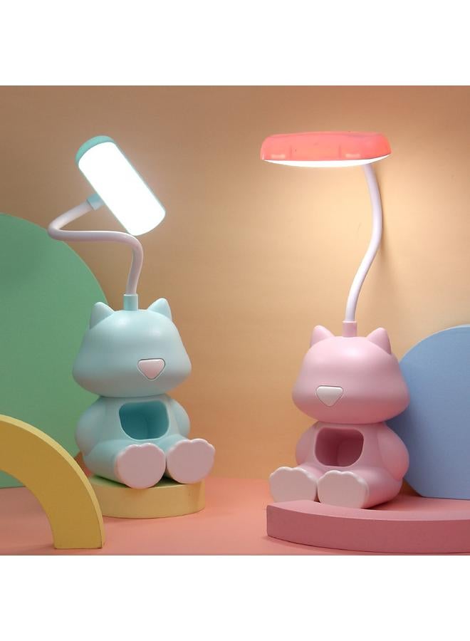 Bluejw New Folding Cartoon USB Charging Reading Eye Lamp Student Led Desk Lamp Children's Bedroom Bedside Lamp - Image 3