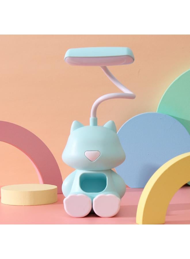 Bluejw New Folding Cartoon USB Charging Reading Eye Lamp Student Led Desk Lamp Children's Bedroom Bedside Lamp - Image 1