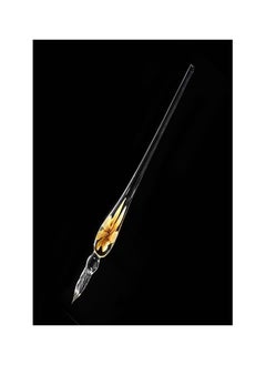 Generic Vintage Glass Dip Ink Pen Fountain Pen Signature Pen With Ink  - Image 2