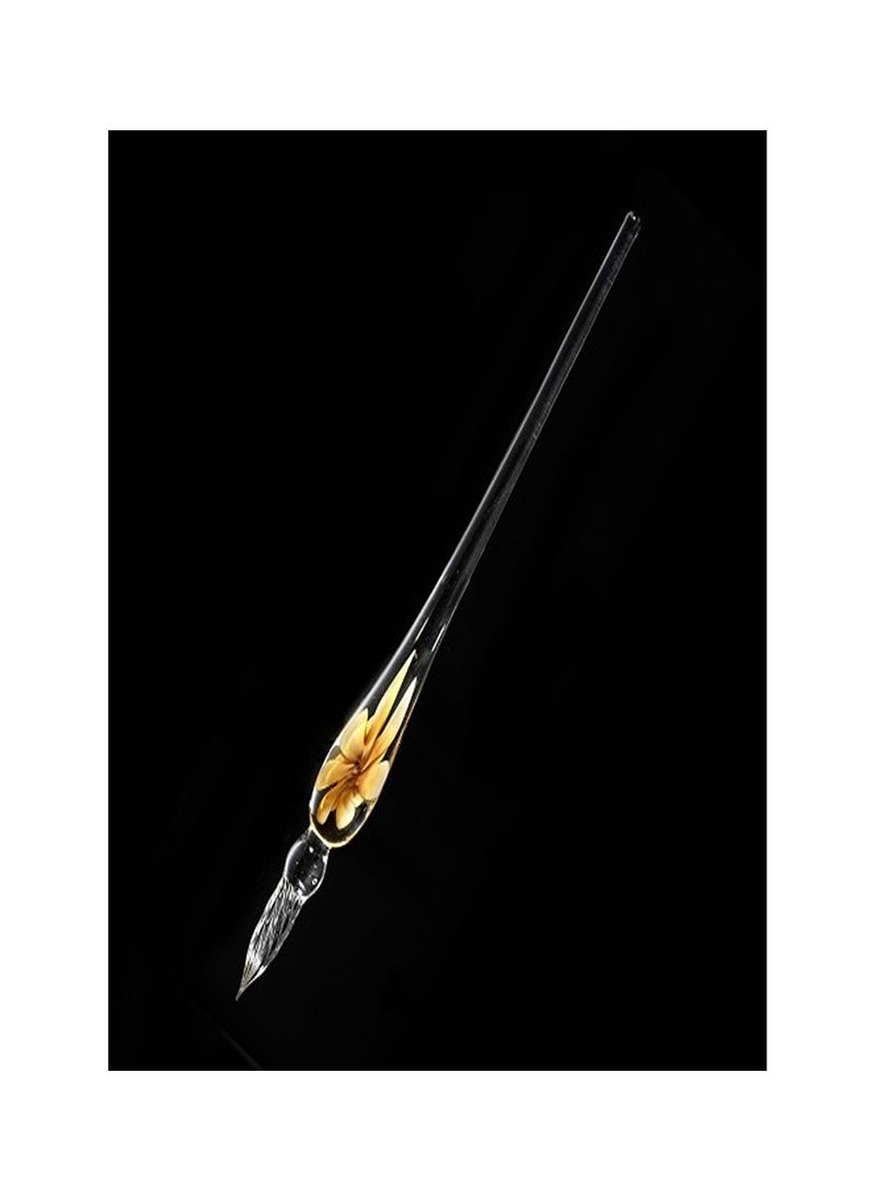 Generic Vintage Glass Dip Ink Pen Fountain Pen Signature Pen With Ink  - Image 2