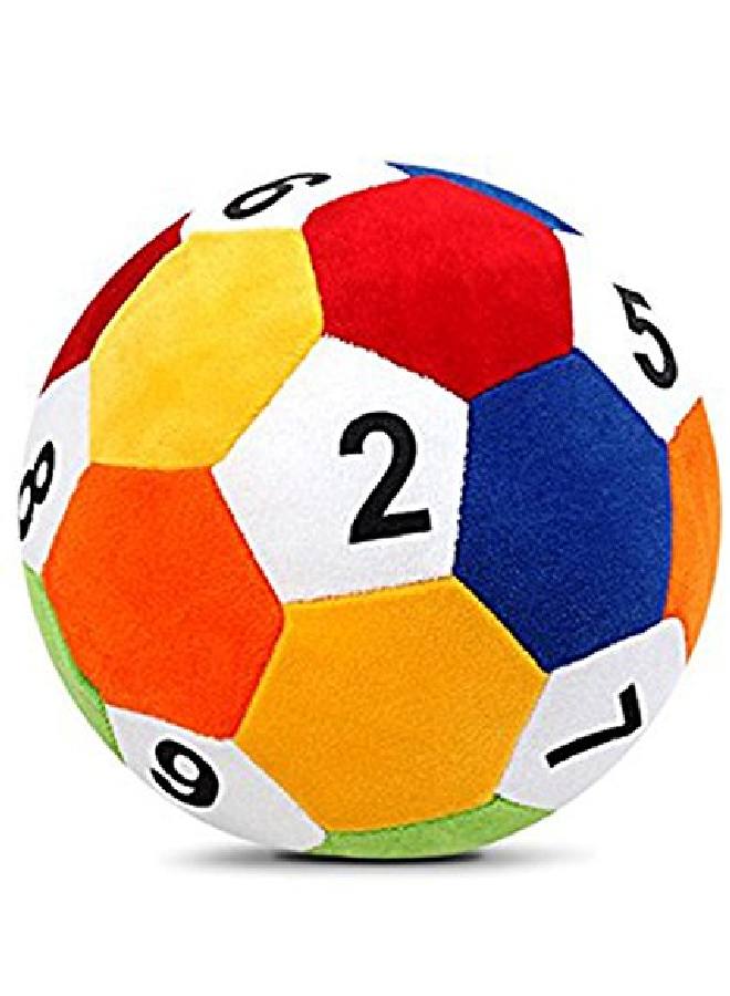 Babique Ball Numeric Plush Soft Toy Cute Kids Birthday Animal Baby Boys/Girls (25 Cm) - Image 1