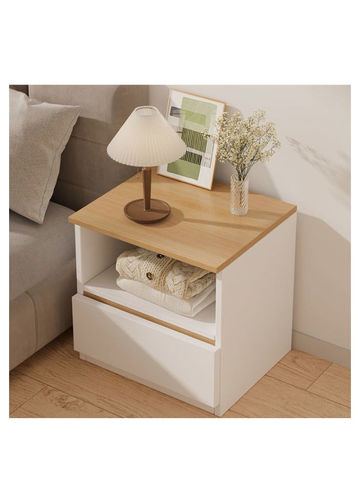 دوركو طاولة بجانب السرير، بسيطة وحديثة، طاولات بجانب السرير، خشبية، بسيطة، متعددة الوظائف، إضاءة فاخرة، خزانة صغيرة بجانب السرير - Image 2