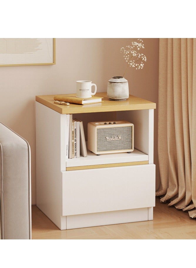 دوركو طاولة بجانب السرير، بسيطة وحديثة، طاولات بجانب السرير، خشبية، بسيطة، متعددة الوظائف، إضاءة فاخرة، خزانة صغيرة بجانب السرير - Image 3