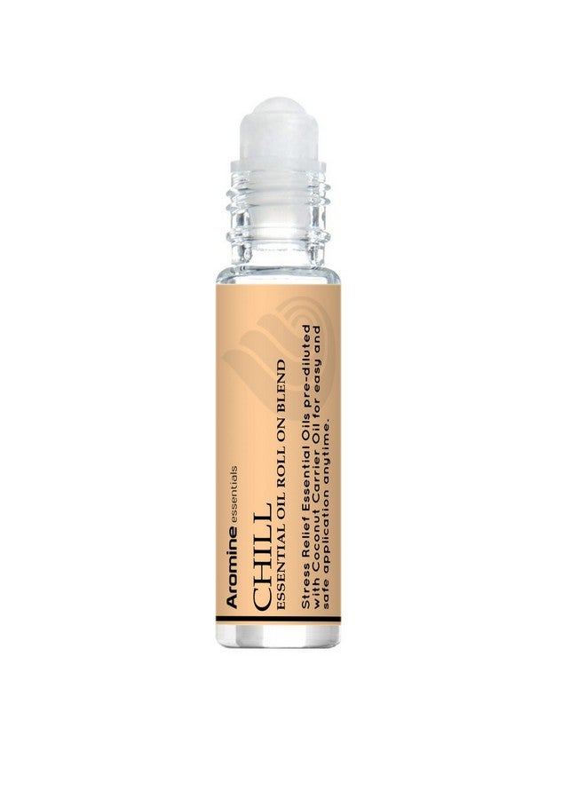 Aromine Chill (Stress Reducer and Relaxation) Essential Oil Roll On, Pre-Diluted 10ml (1/3 fl oz) 2 Pack - Image 4