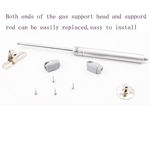 priaolker 20N Gas Cabinet Door Hinge Support - Gas Shock, Soft Close & Cushioning - 8" Length (2 Pack - 4.4 lb) - Image 4