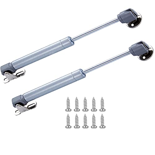 priaolker 20N Gas Cabinet Door Hinge Support - Gas Shock, Soft Close & Cushioning - 8" Length (2 Pack - 4.4 lb) - Image 1