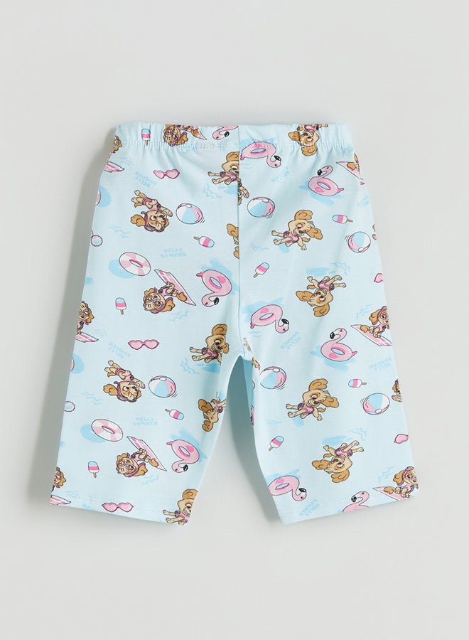 LC WAIKIKI Girls' Paw Patrol Printed Leggings with Elasticated Waist - Image 3