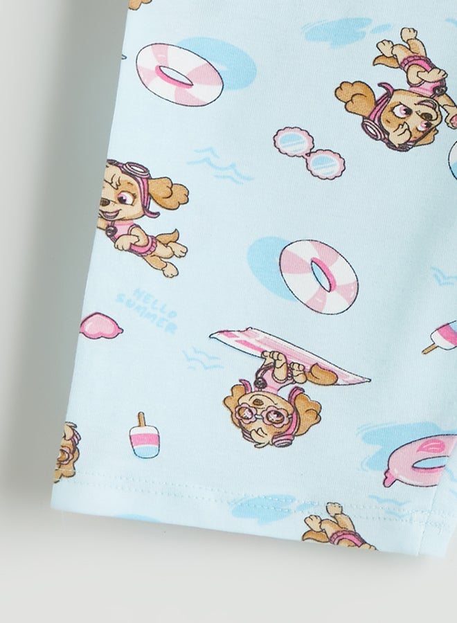 LC WAIKIKI Girls' Paw Patrol Printed Leggings with Elasticated Waist - Image 2