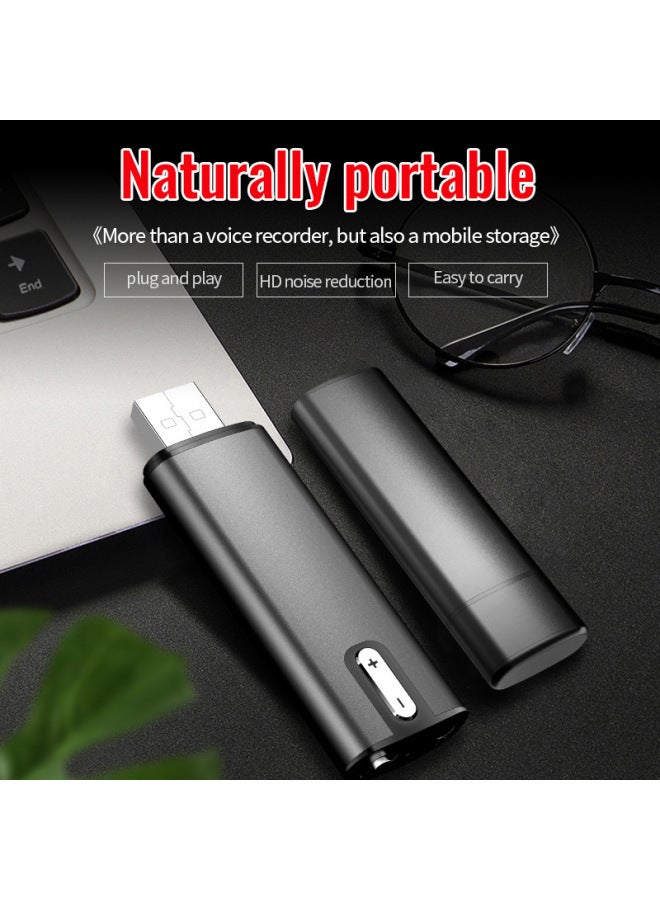 مسجل التعلم للمؤتمرات Q16 Mp3ai الذكي الاحترافي عالي الدقة لتقليل الضوضاء والتحكم الصوتي قلم تسجيل اللون: أسود، سعة اللغة الإنجليزية: 8 جيجابايت - Image 2