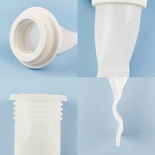 HLZC Drain Backflow Preventer, One Way Valve, Adjustable Silicone Sink Floor Drain Trap for Pipes Tubes in Toilet Bathroom Kitchen (White-4) - Image 5