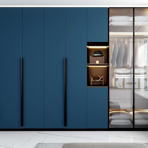 SUNBIRD Navy Blue Peel and Stick Wallpaper Matte Blue Contact Paper Solid Wall Paper Self-Adhesive Thick Vinyl Removable Wallpaper for Wall Decoration (Navy, 12" x 48" Inch) - Image 4