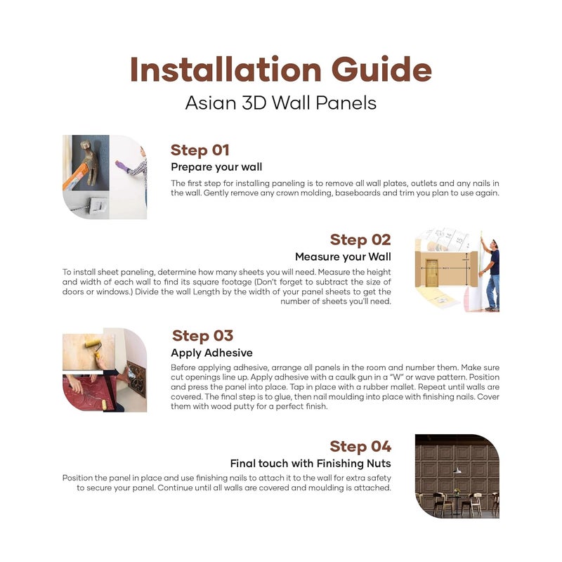 ELEVATE INTERIOR ألواح جدارية ثلاثية الأبعاد من الأكريليك الآسيوي للمطاعم والبارات والمقاهي | إبراز الجدار | (الحجم 20 × 20 بوصة لكل قطعة) (مساحة التغطية 54 قدم مربع) عبوة من (20، وردي فاتح) - Image 3