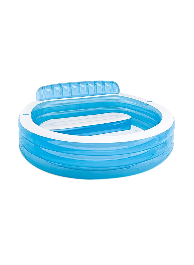 Intex - Swim Center Family Lounge Pool Ages 3+ 229x218x79cm - Image 1