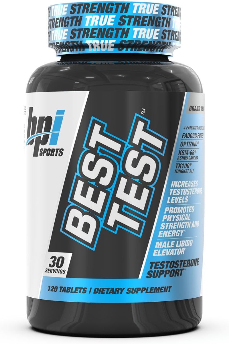 BPI SPORTS بي بي آي سبورتس بيست تيست معزز التستوستيرون للرجال استعادة العضلات دعم الأيض مكمل التستوستيرون الطبيعي للرجال يحسن القدرة على التحمل والطاقة والأداء 30 حصة - Image 1