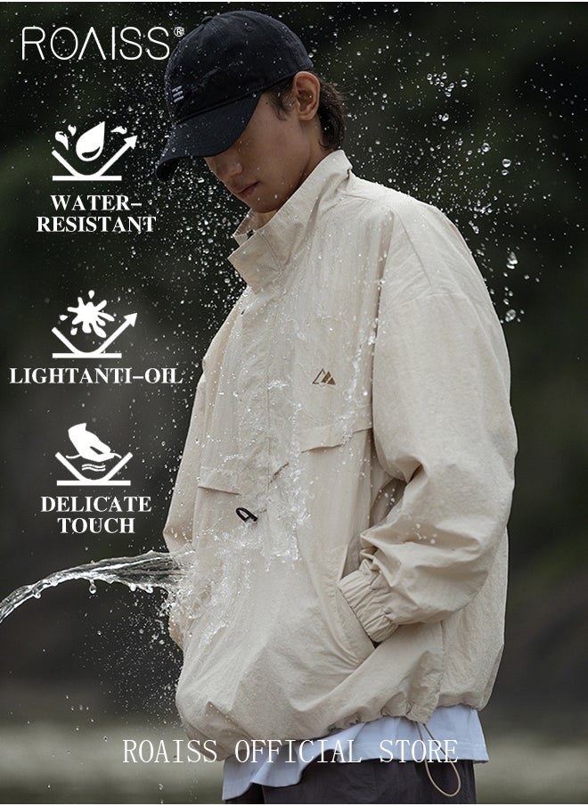 roaiss - Outdoor 3 in 1 Waterproof Windbreaker Jacket Couple Half-Zip Hybrid Functional Jacket - Image 1