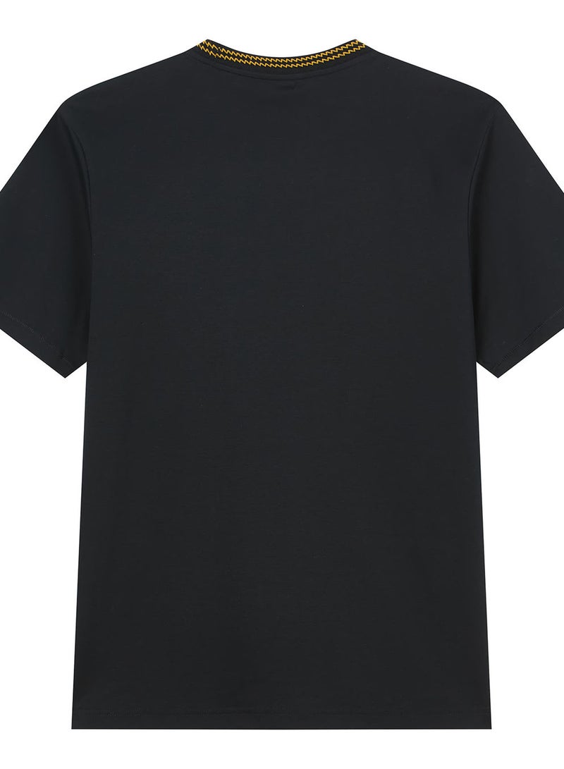 GIORDANO Men's Slim Fit Liquid Touch Cotton Tee - Image 4
