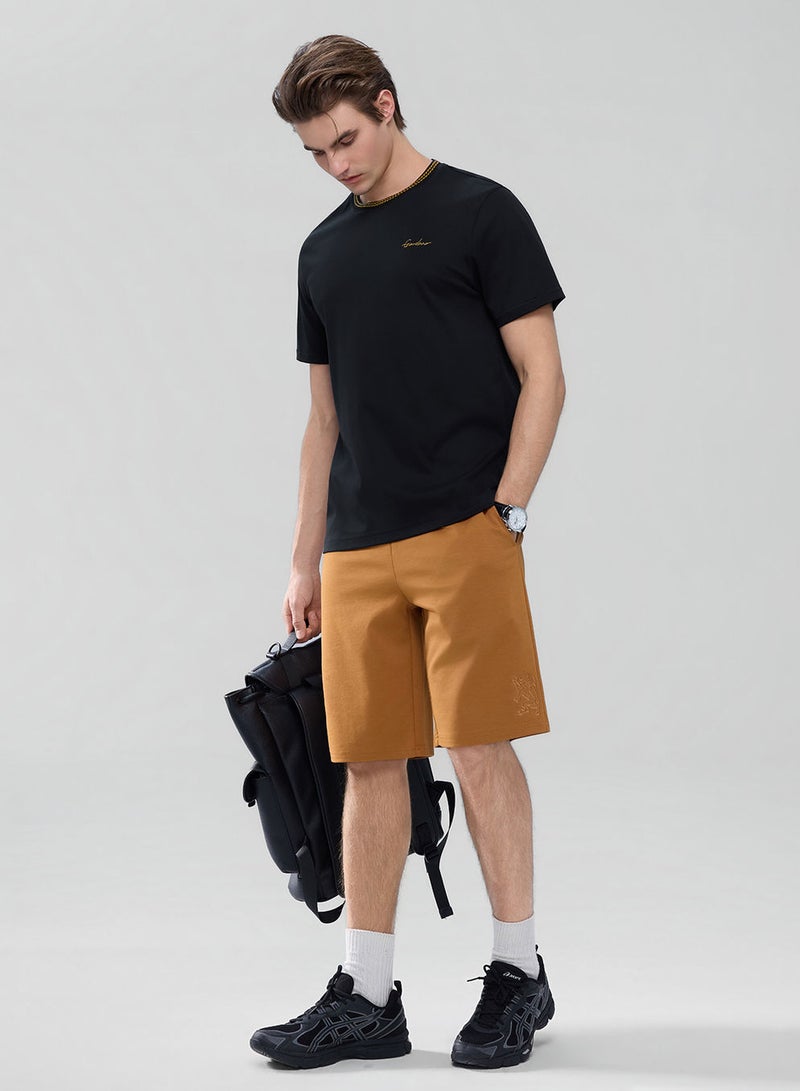 GIORDANO Men's Slim Fit Liquid Touch Cotton Tee - Image 2
