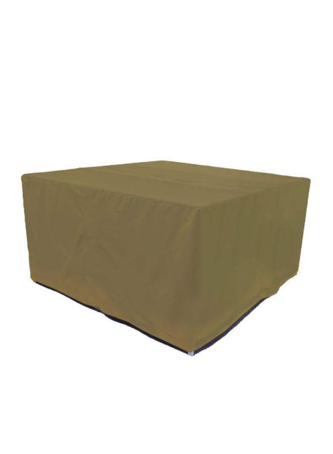 غطاء أثاث الفناء شديد التحمل من بوليستر أكسفورد مقاوم للأشعة فوق البنفسجية والماء بيج 94 × 230 × 218 سم WL240607-8