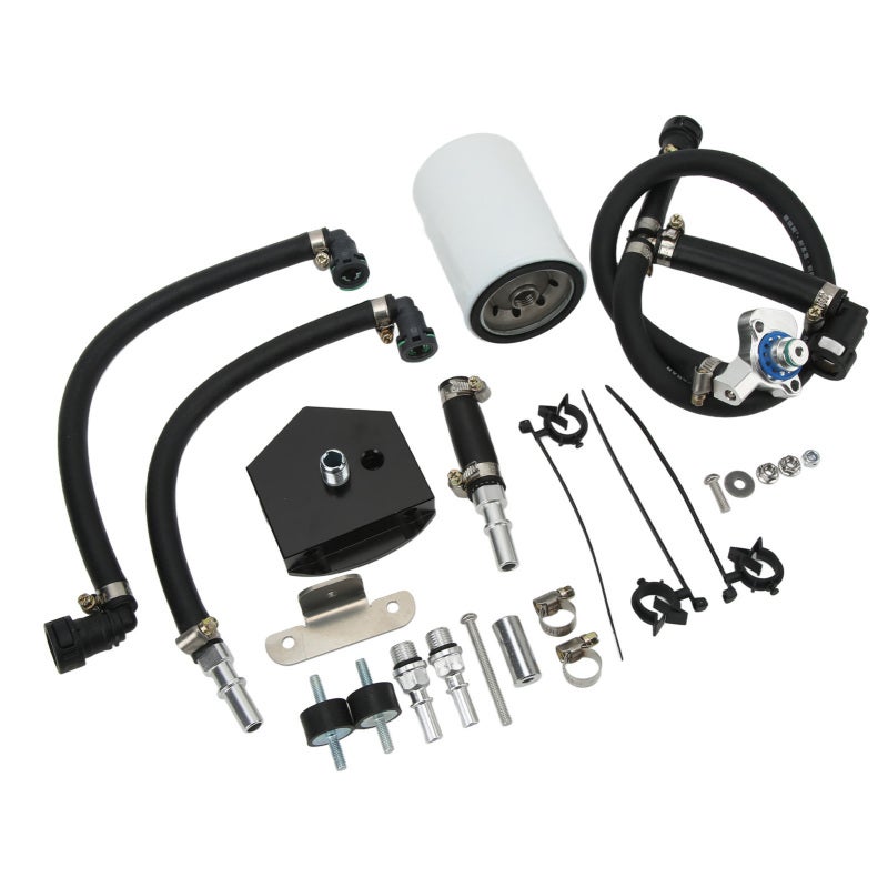 Disaster Prevention Bypass Kit: 2011 And Up Ford 6.7L Powerstroke, Quick Connect Lines, No Threaded Joints - High Performance Fuel Injector Protection for Ford Super Duty Diesel Fuel System - Image 1