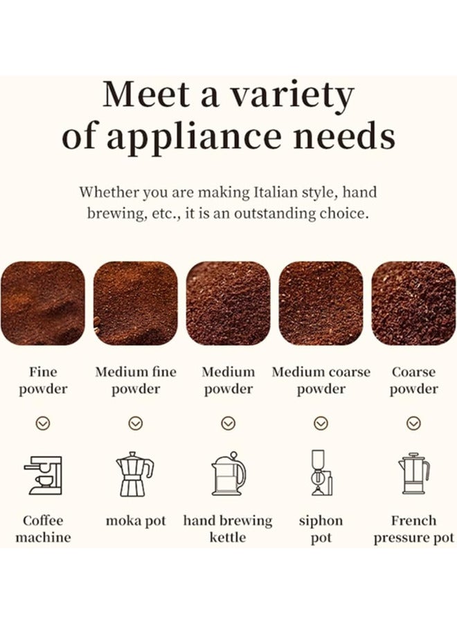 Portable Coffee Grinder,Manual Coffee Bean Grinder with Ceramic Grinding Core, Adjustable Grind Size for Perfect Brewing,hand coffee grinder for Office Home Traveling Camping  - Image 3